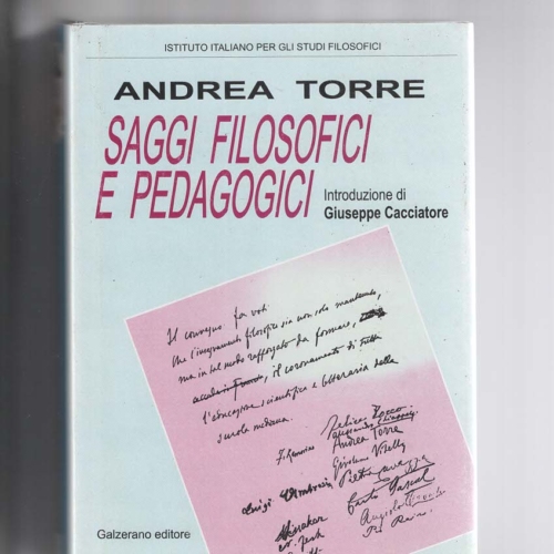 Saggi filosofici e pedagogici – Andrea Torre