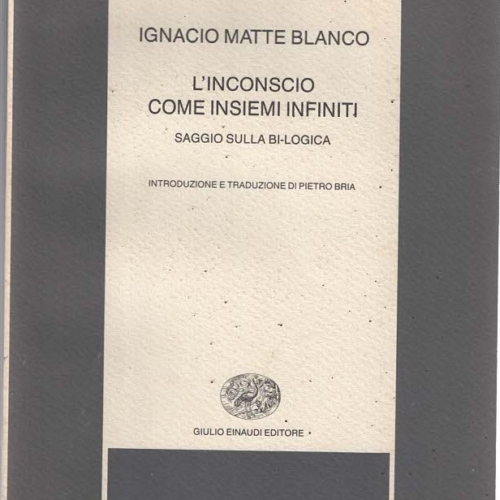 L’INCONSCIO COME INSIEMI INFINITI. SAGGIO SULLA BI-LOGICA – IGNACIO MATTE BLANCO